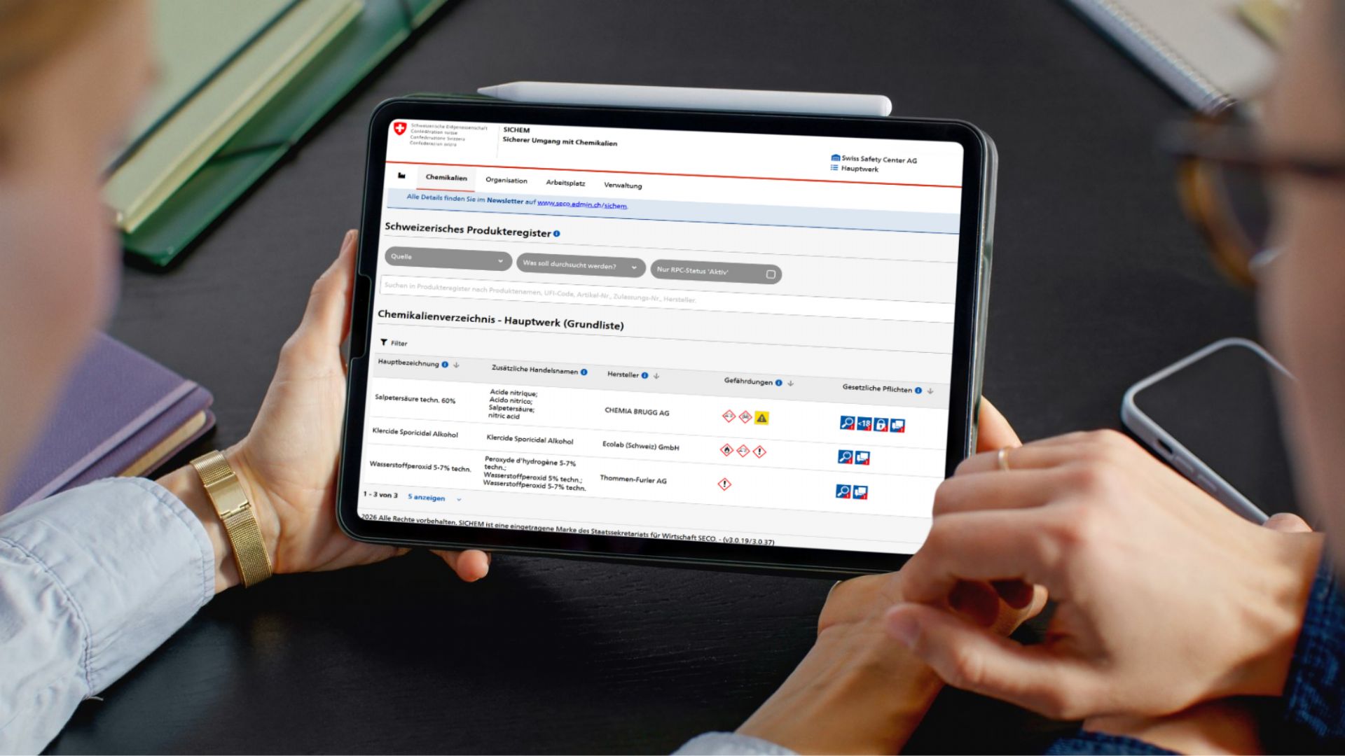 SICHEM Praxisworkshop - Digitales Chemikalienmanagement